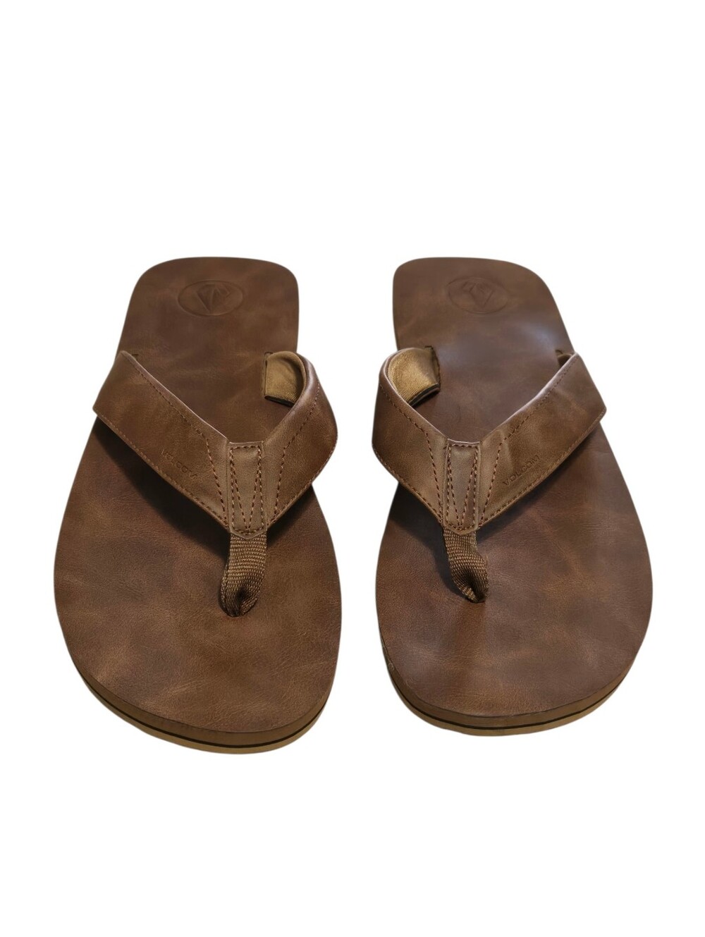 Volcom Brown Flip Flop Sandals